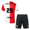 Maillot de Supporter Feyenoord Rotterdam Gimenez 29 Domicile 2023-24 Pour Enfant